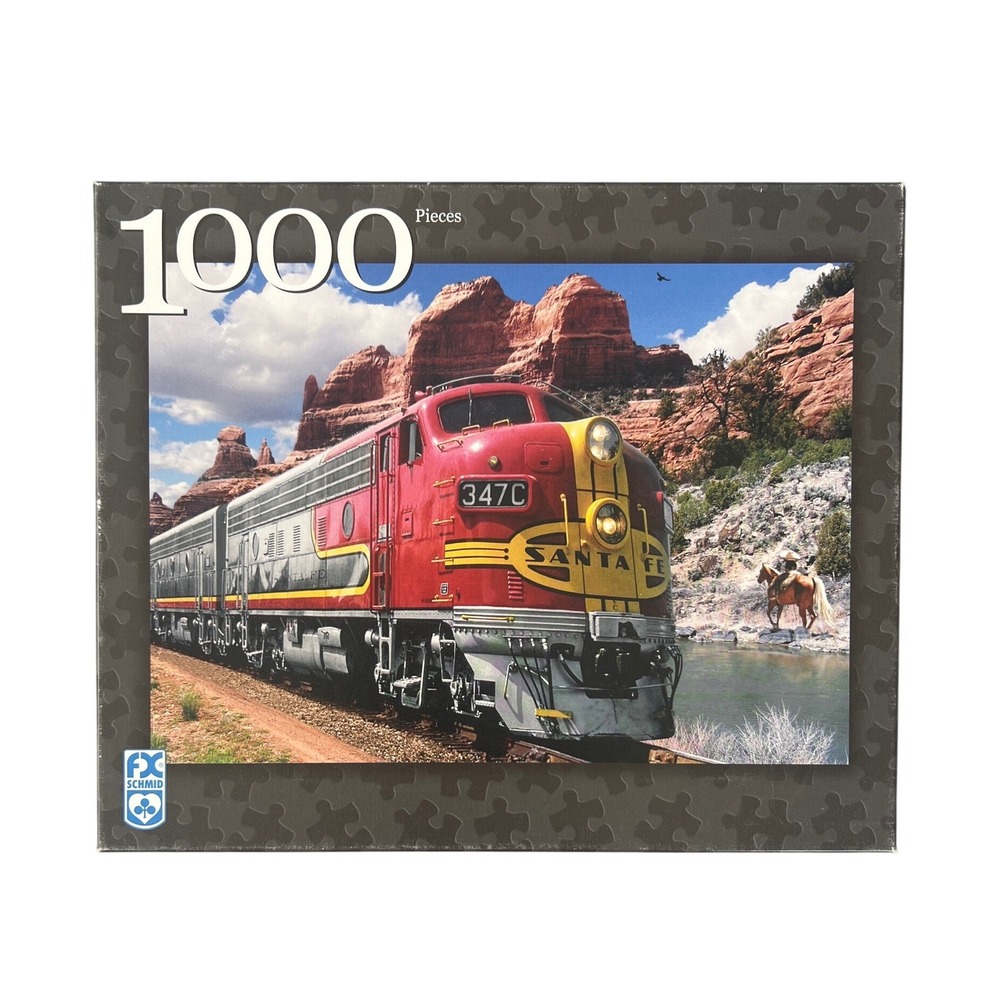 FX Schmid Santa Fe Super Chief Train Jigsaw Puzzle 1000 Pieces 78230 Grossman